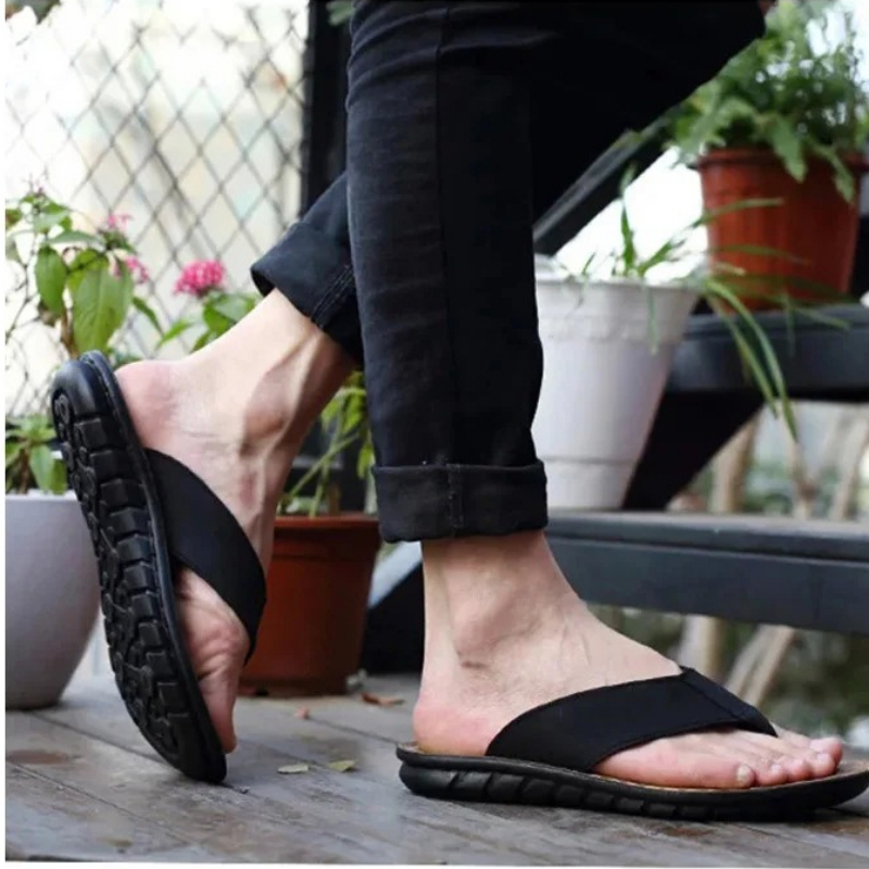 Roma rétro homme pantoufle cou - Flip Flop Leather Men avis et prix