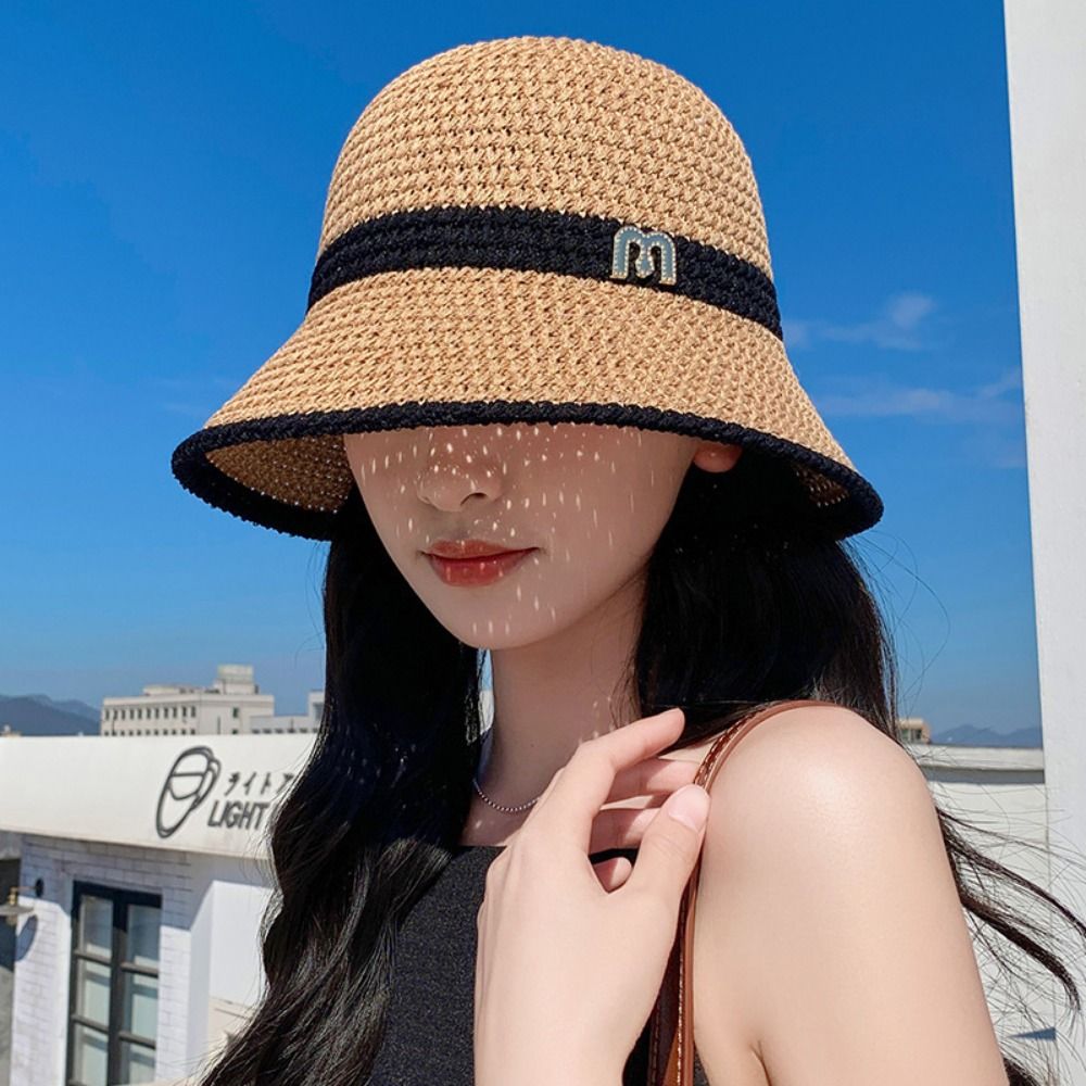 Chapeau de pêcheur à nœud élég - Bucket Hat Straw avis et prix