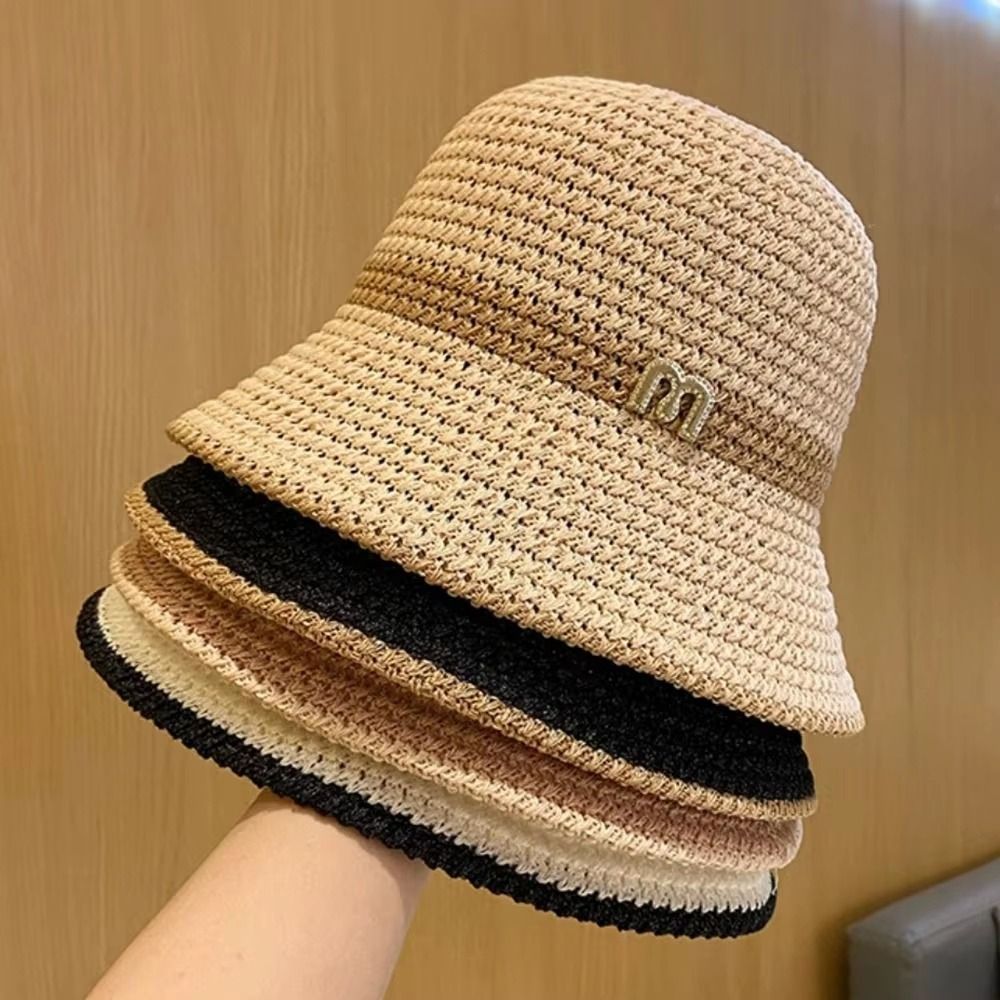 Chapeau de pêcheur à nœud élég - Bucket Hat Straw avis et prix