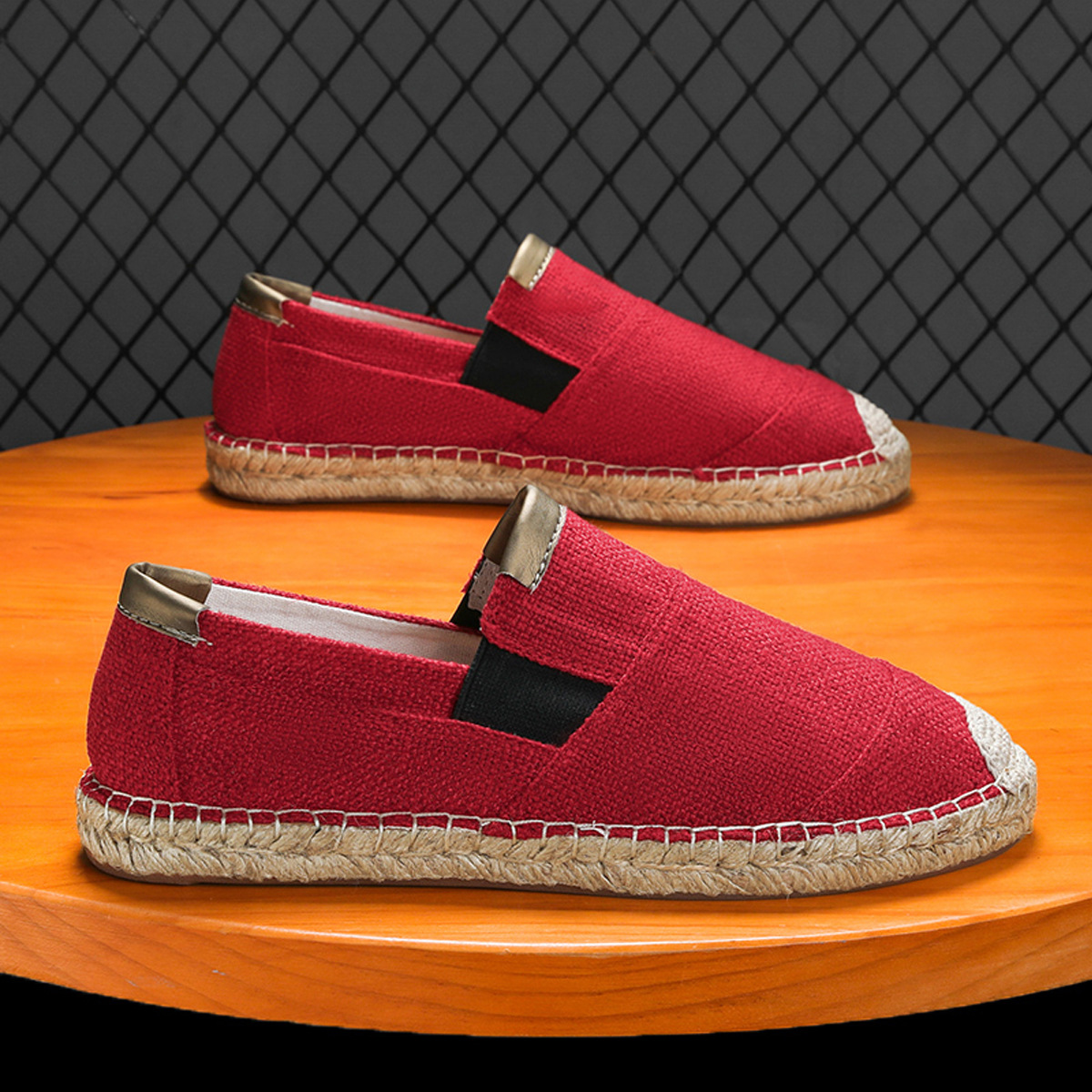 2025New hommes lin chaussures  - Espadrille Slip On avis et prix