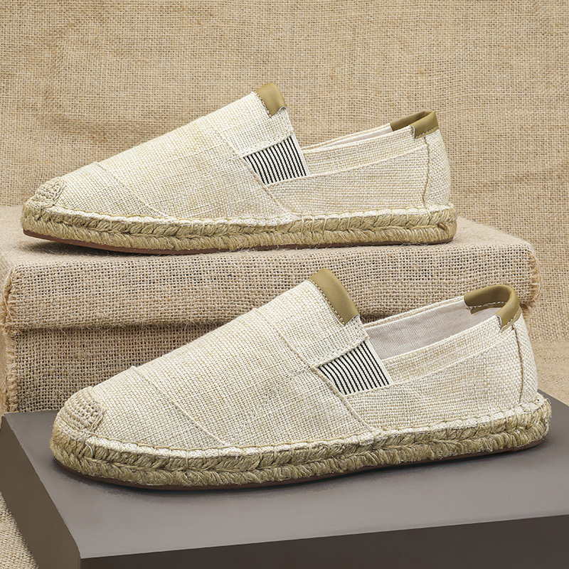 2025New hommes lin chaussures  - Espadrille Slip On avis et prix