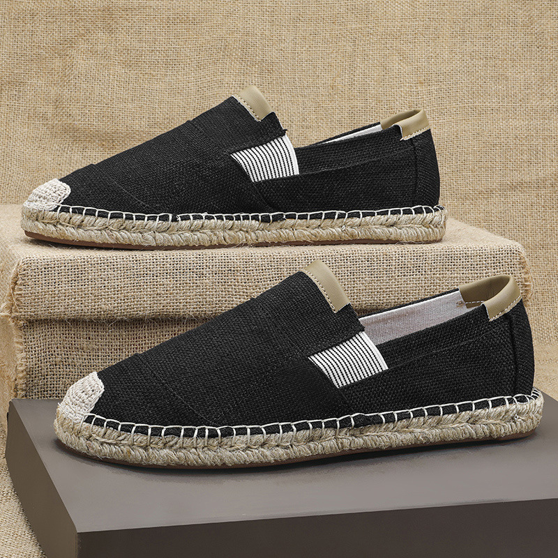 2025New hommes lin chaussures  - Espadrille Slip On avis et prix