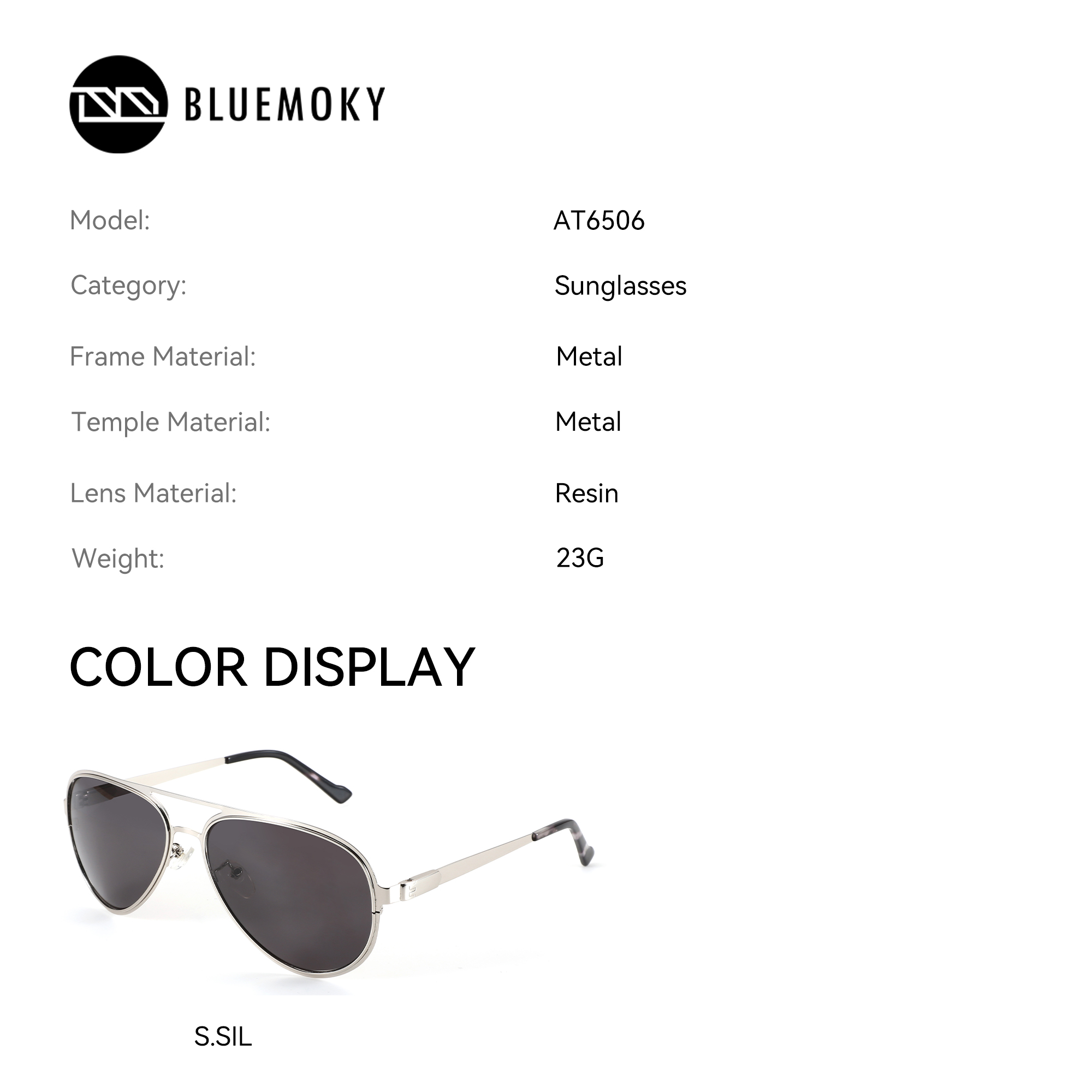 BLUEMOKY XL taille haute matel - Sunglasses Aviator Polarized avis et prix
